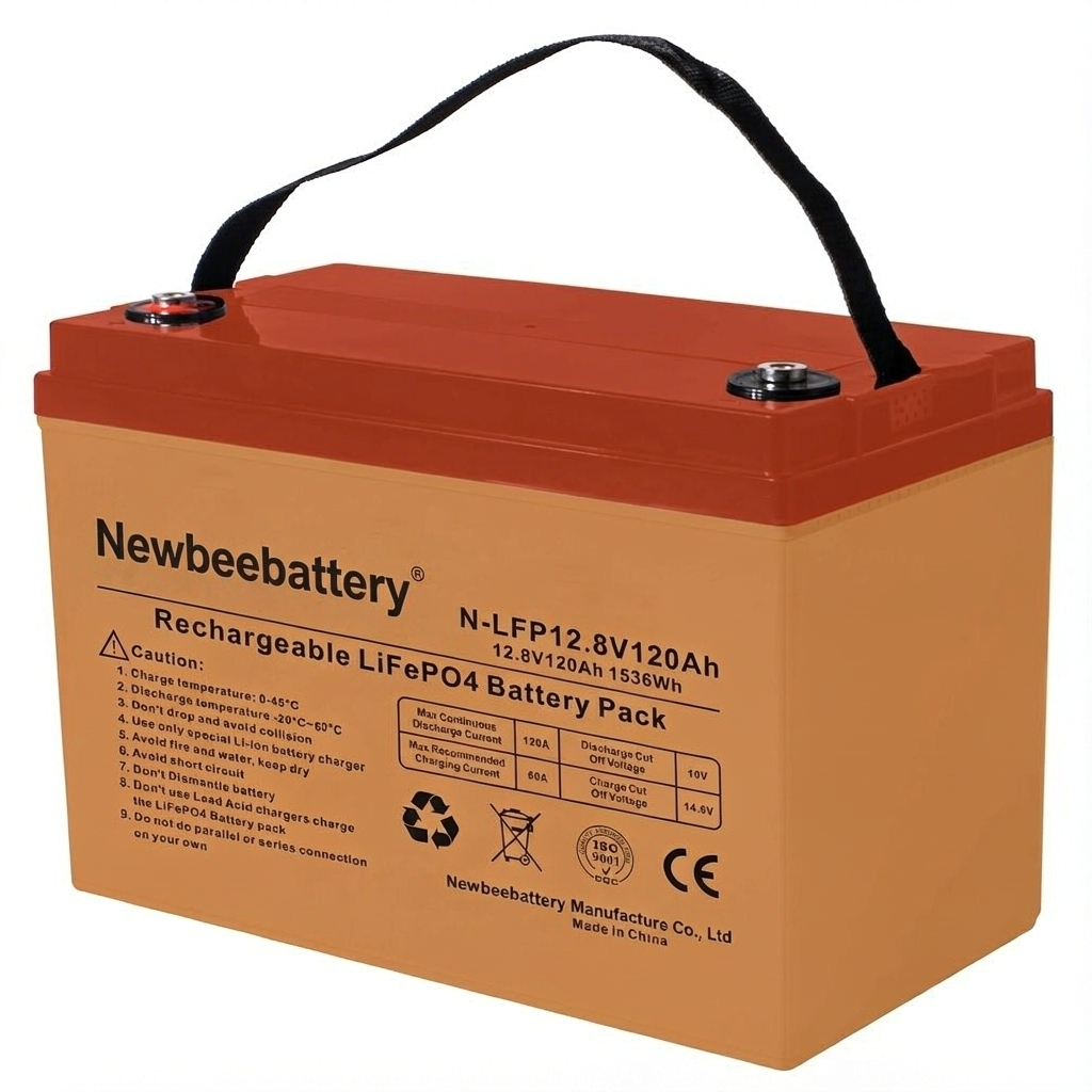 12.8V 120Ah LiFePO4 Battery