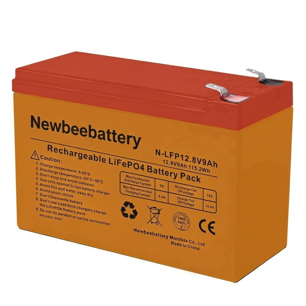 12.8V 9Ah LiFePO4 Battery
